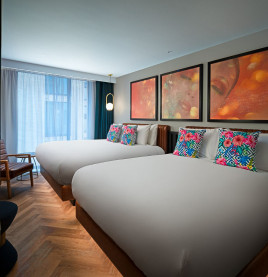 Bedroom at NYX Hotel Dublin 