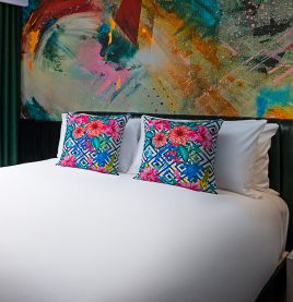 Bedroom at NYX Hotel Dublin 