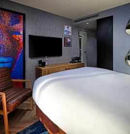 Bedroom at NYX Hotel Dublin 