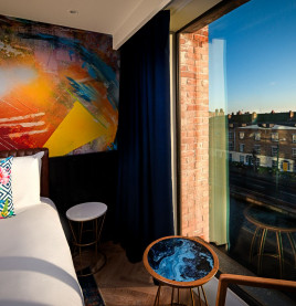 Bedroom at NYX Hotel Dublin 