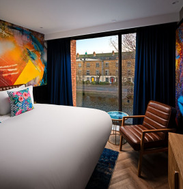 Bedroom at NYX Hotel Dublin 