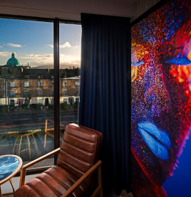 Bedroom at NYX Hotel Dublin 