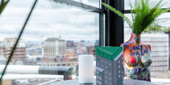 Glasshouse Rooftop Bar Seating Area