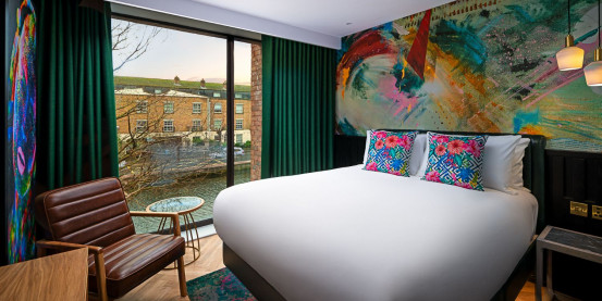 Bedroom at NYX Hotel Dublin 