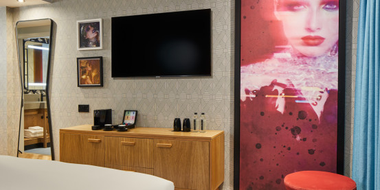 Bedroom at NYX Edinburgh 